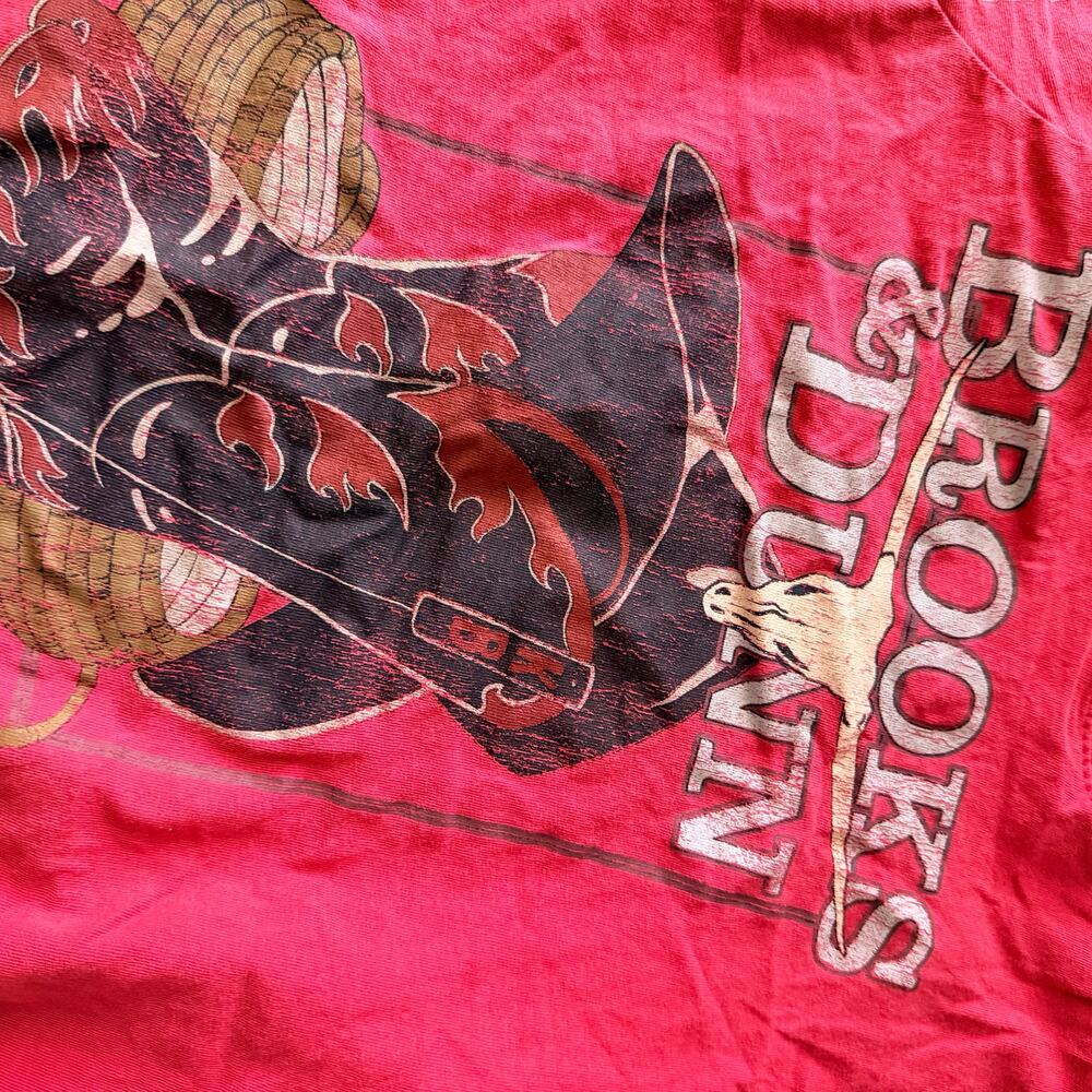 Buckle Girls Brooks & Dunn Distressed Graphic Band T-Shirt Size M - Picture 4 of 7